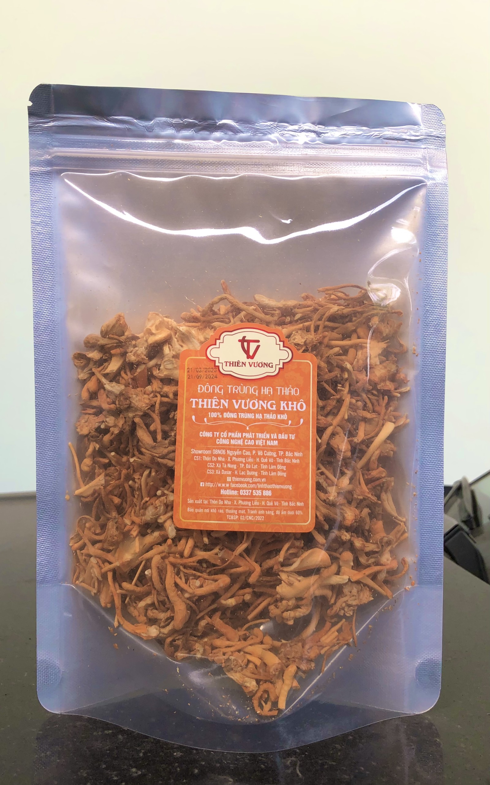 Túi zip thăng hoa dạng diềm 50g